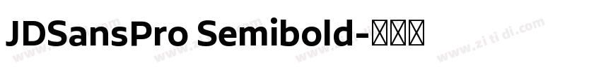 JDSansPro Semibold字体转换